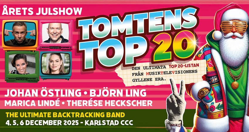 ÅRETS JULSHOW – Tomtens top 20