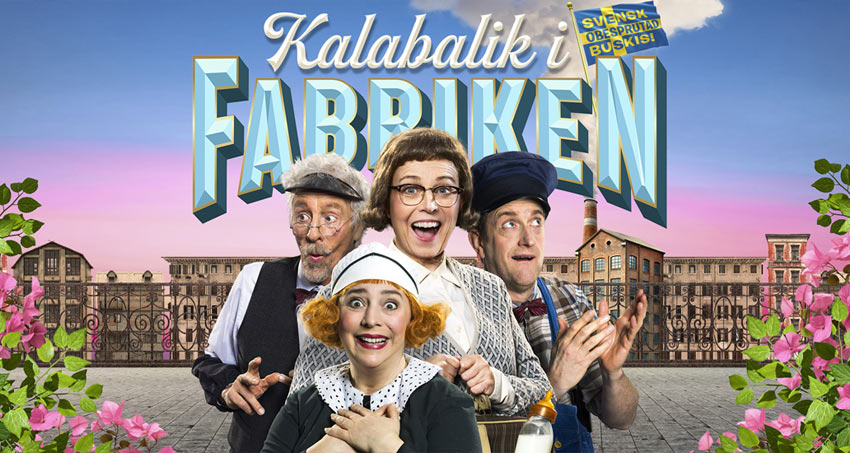 Kalabalik i fabriken