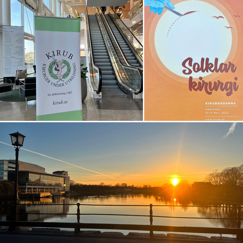 Solnedgång utanför KCCC