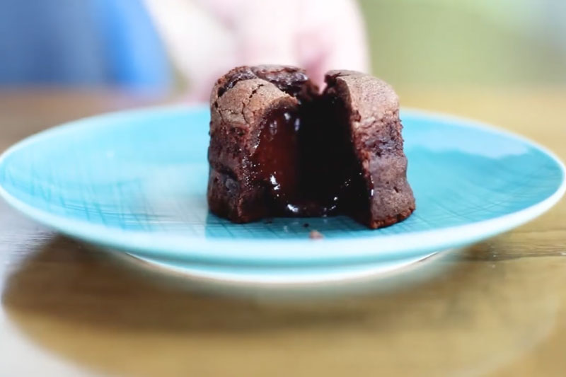 Fantastiskt god chokladfondant