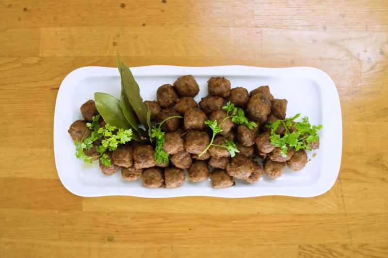 Lyxiga Julköttbullar